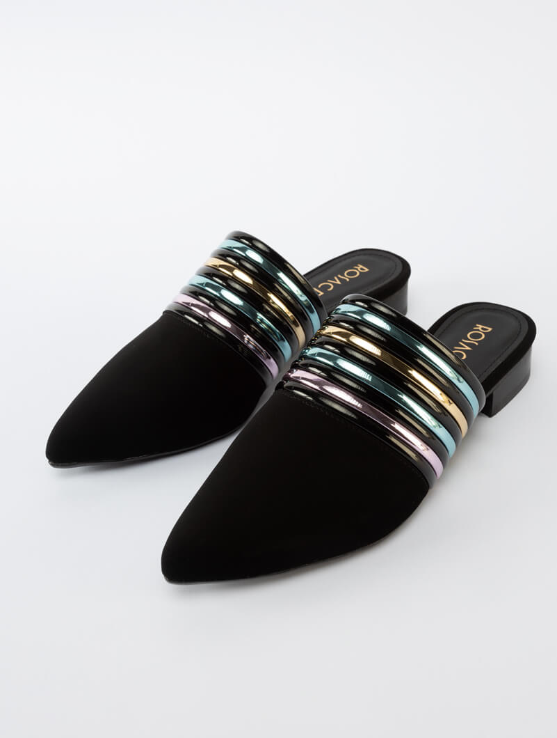 Mules à bout pointu